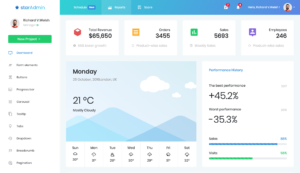 9+ Free Angular Admin Templates – BootstrapBay